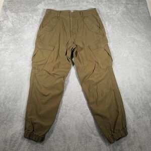 Rag & Bone Pants Womens 30 Olive Green Field Cargo Jogger Zip Cuff Utility